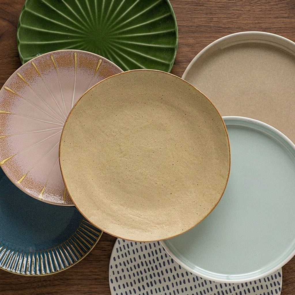 Cute Ceramic Small Dipping Plates For Snack Cake Hot Pot